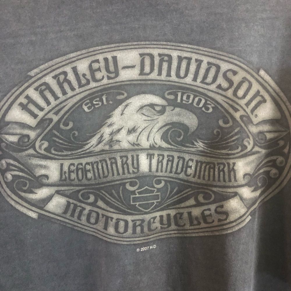 Harley-Davidson men’s XL tshirt. Gray.